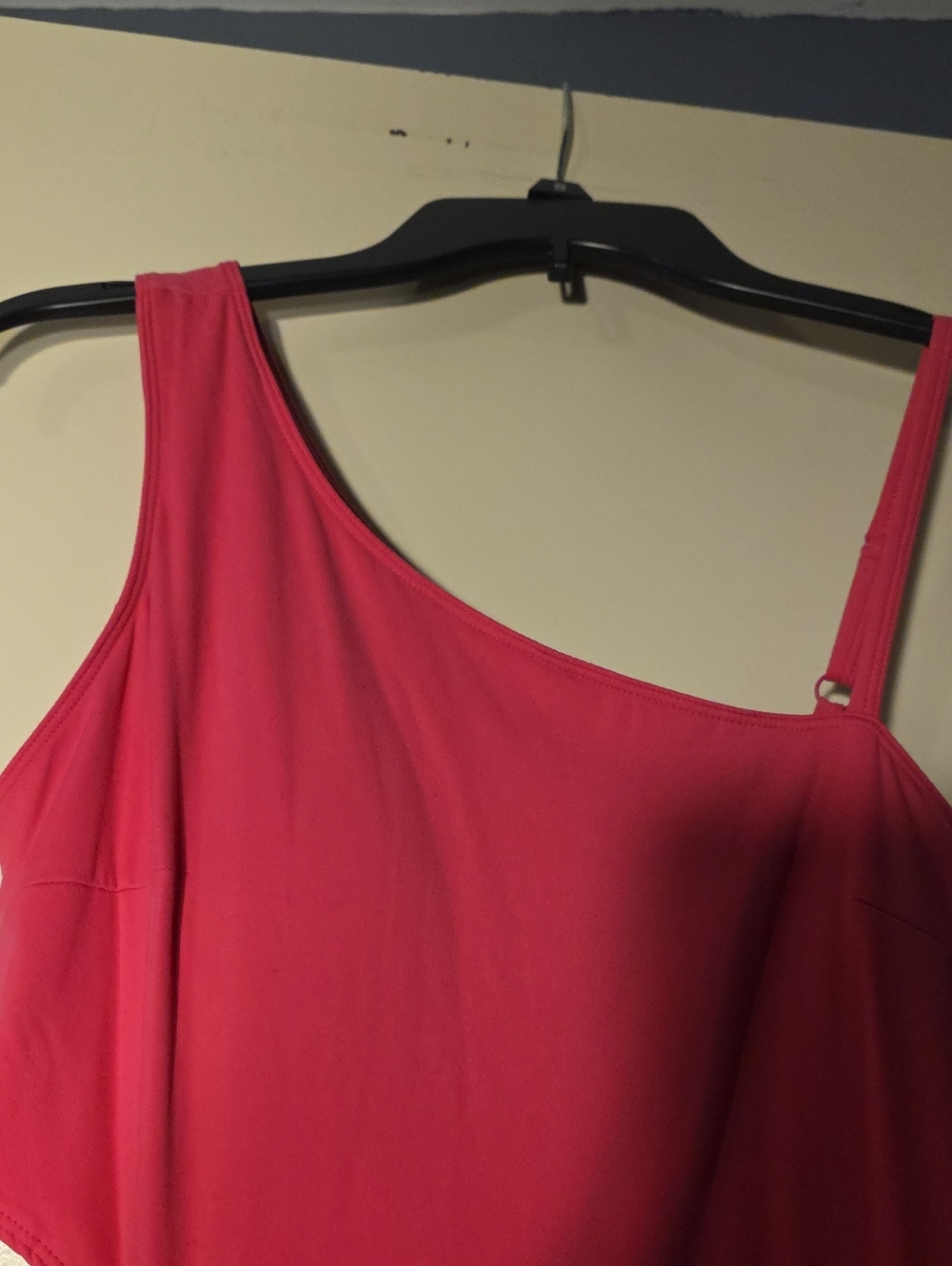 JoyLab Hot Pink One-Shoulder Flare Jumpsuit - Picture 5 of 12